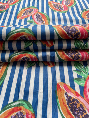 Papaya fabric for dresses and clothing