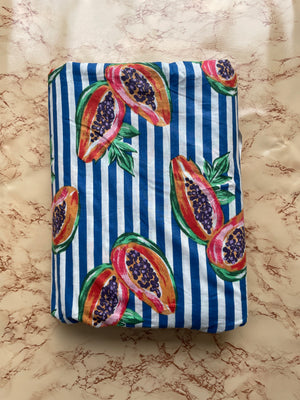 Papaya print fabric for quilting and crafts