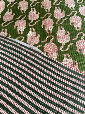 Cotton quilted fabric for bags and cushions