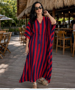 Handblock printed cotton kaftan for women