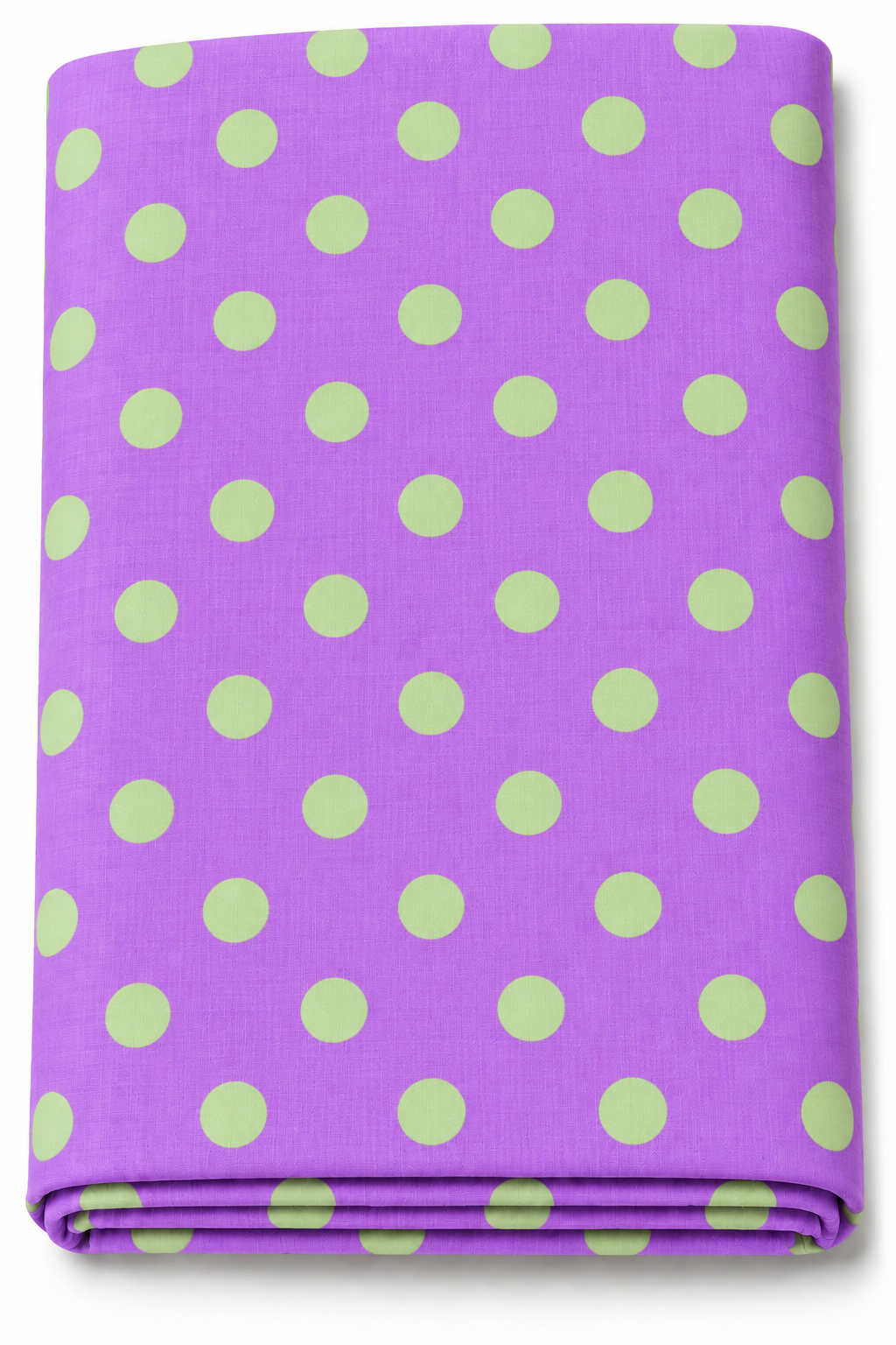 Green Polka Dots Cotton Fabric, Sewing Fabric, Quilting Fabric By Yard