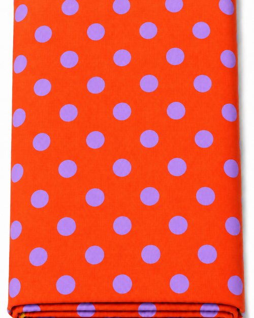 Indian Polka Dot Cotton Fabric, Dress Material, Sewing Fabric By Yard