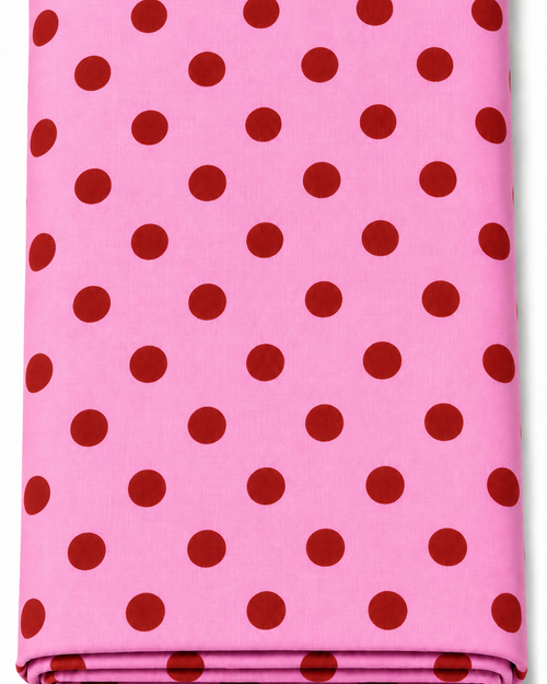 Polka Dots Print Fabric, Dressmaking Fabric, Fabric By The Yard