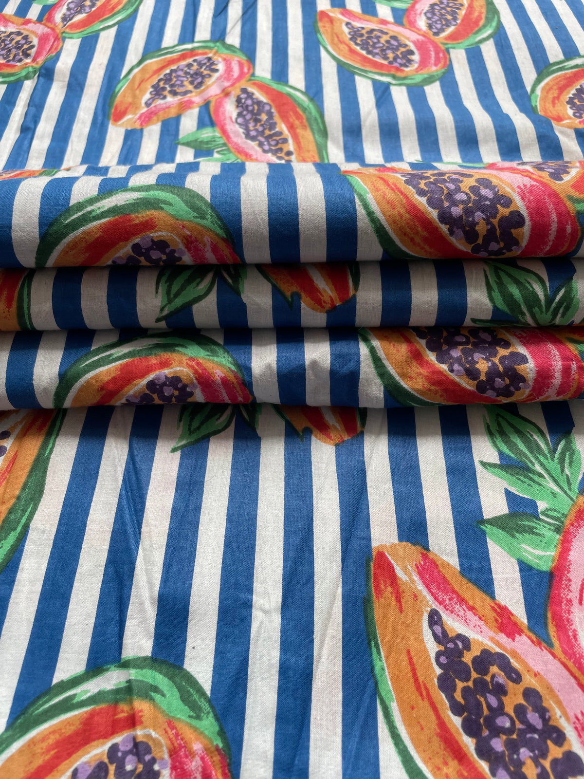 Papaya fabric for dresses and clothing