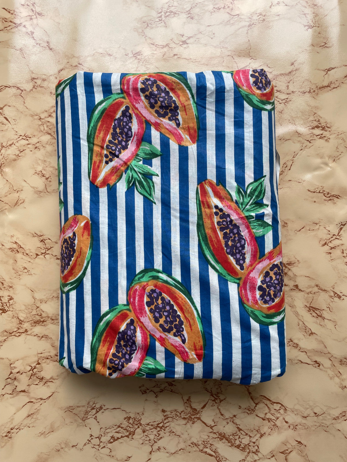 Papaya print fabric for quilting and crafts