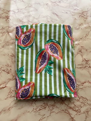 Fruit print cotton fabric for summer dresses