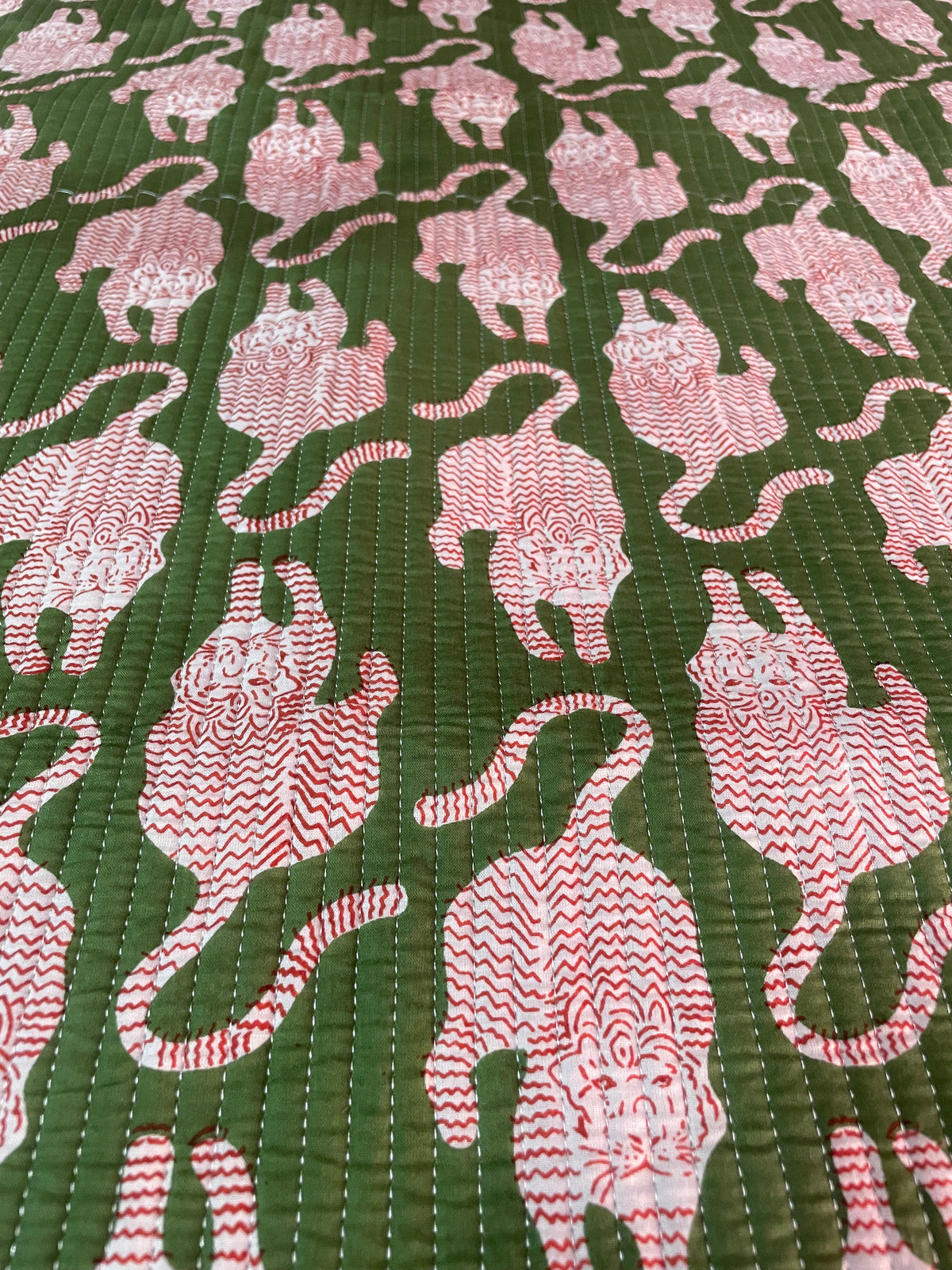 Quilted cotton fabric by the yard
