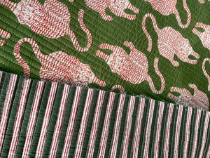 Quilted fabric for sewing and quilting projects