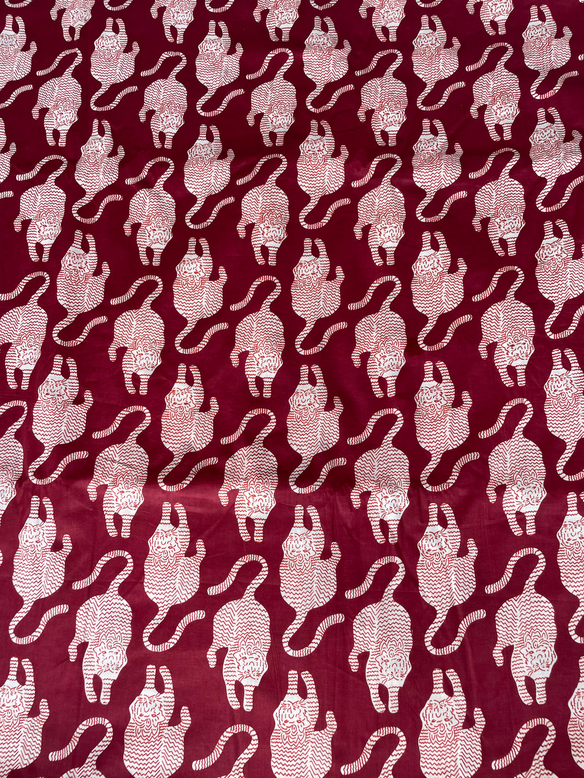 Tibetan tiger print cotton fabric