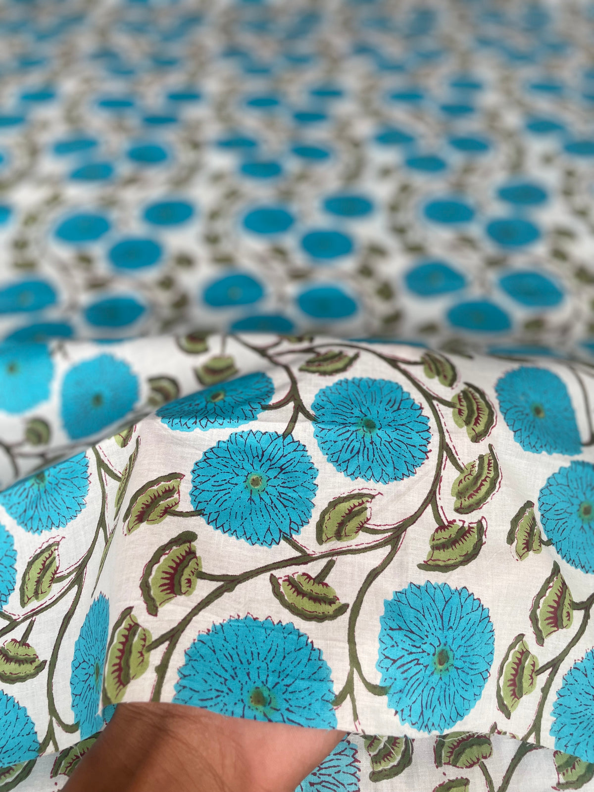 flower cotton fabric by the yard