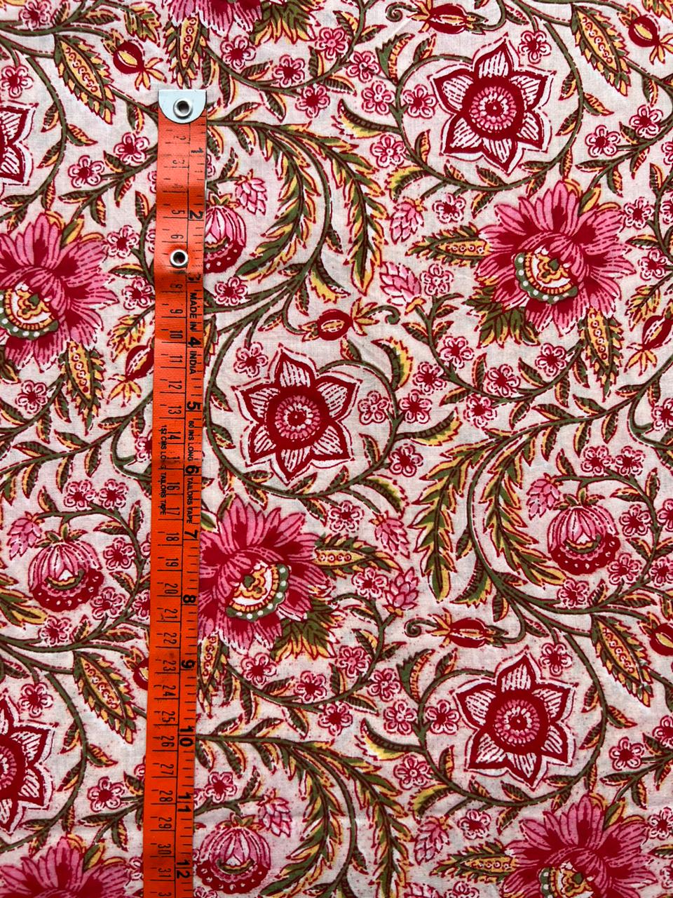 Boho floral paisley fabric for dresses and kaftans